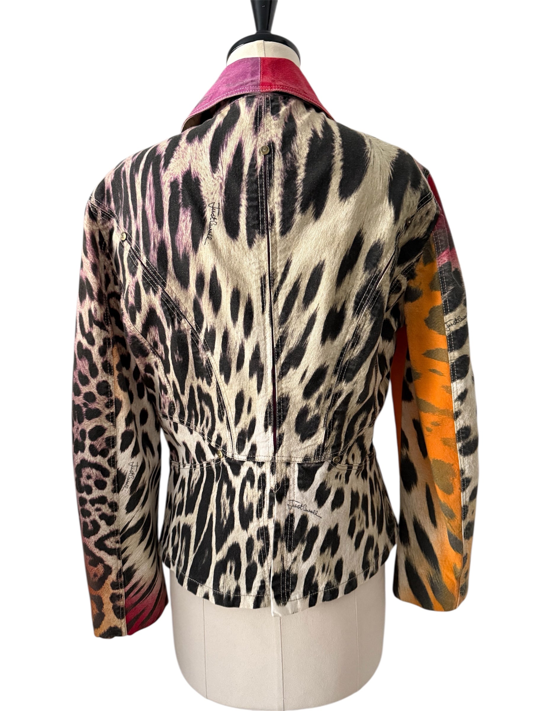 Just Cavalli F/W 2005 leopard colorful jacket