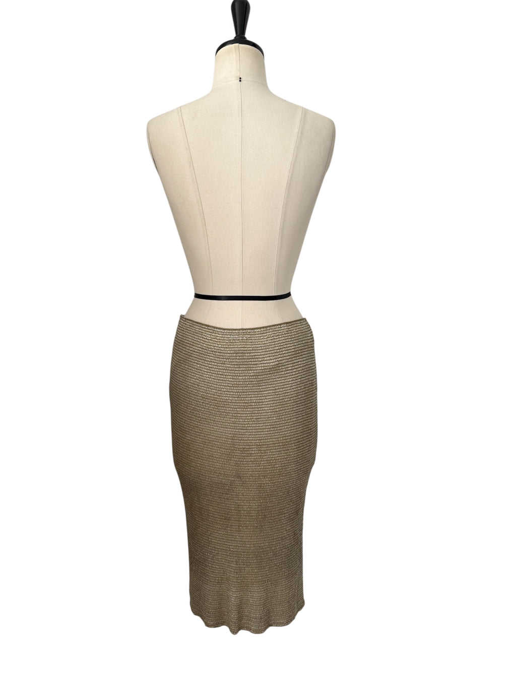 Ralph Lauren golden glass beads skirt