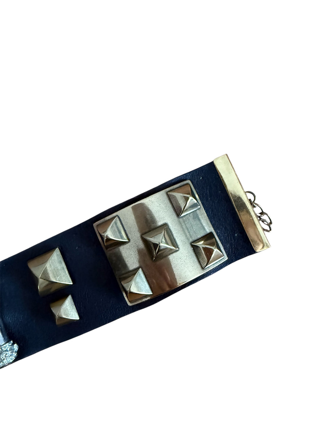 Rare Roberto Cavalli F/W 2003 leather choker Runway
