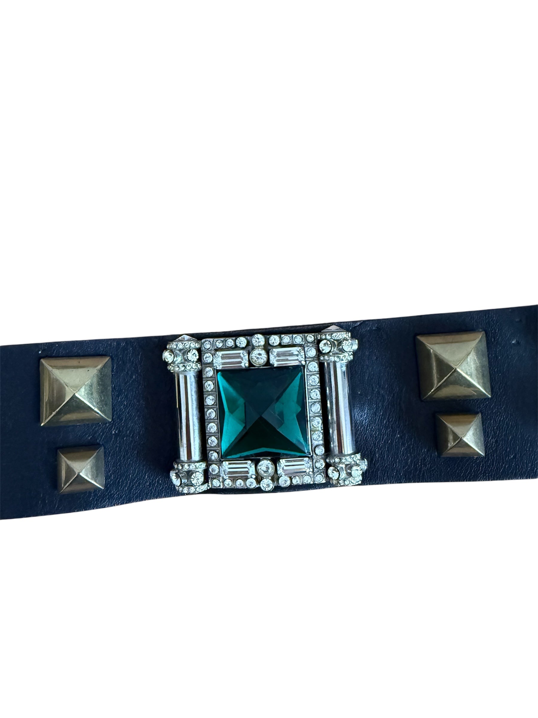 Rare Roberto Cavalli F/W 2003 leather choker Runway