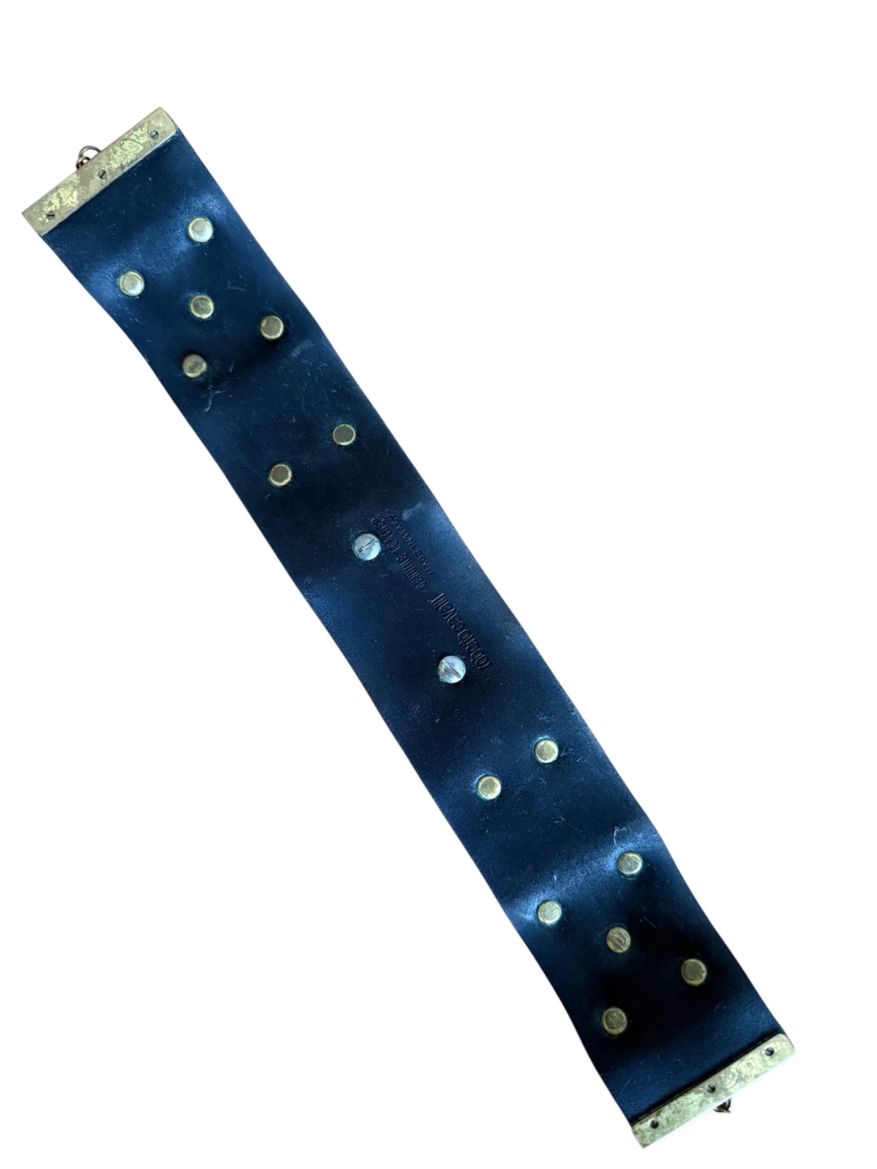 Rare Roberto Cavalli F/W 2003 leather choker Runway