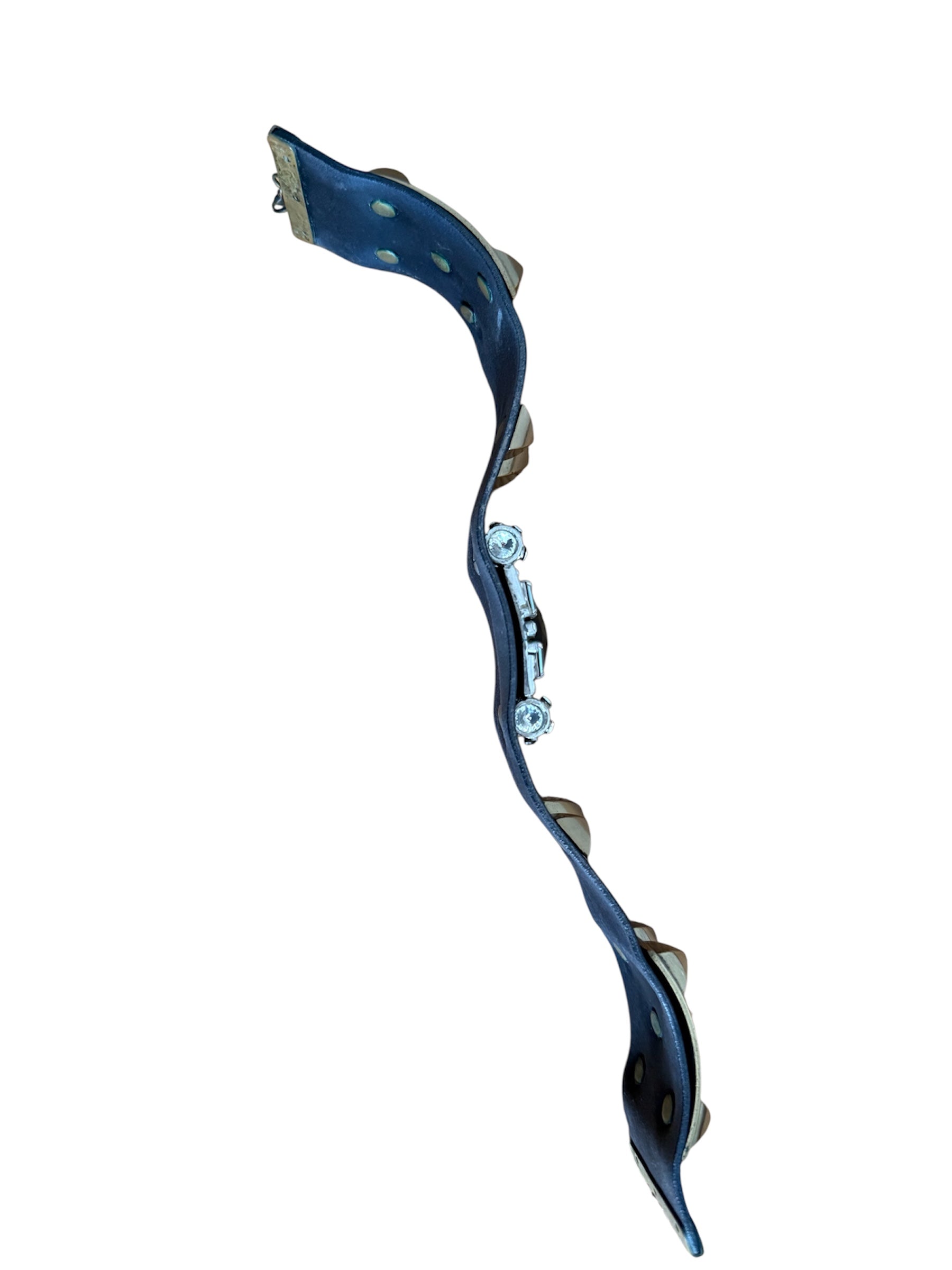 Rare Roberto Cavalli F/W 2003 leather choker Runway