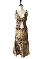 Roberto Cavalli F/W 2003 silk set