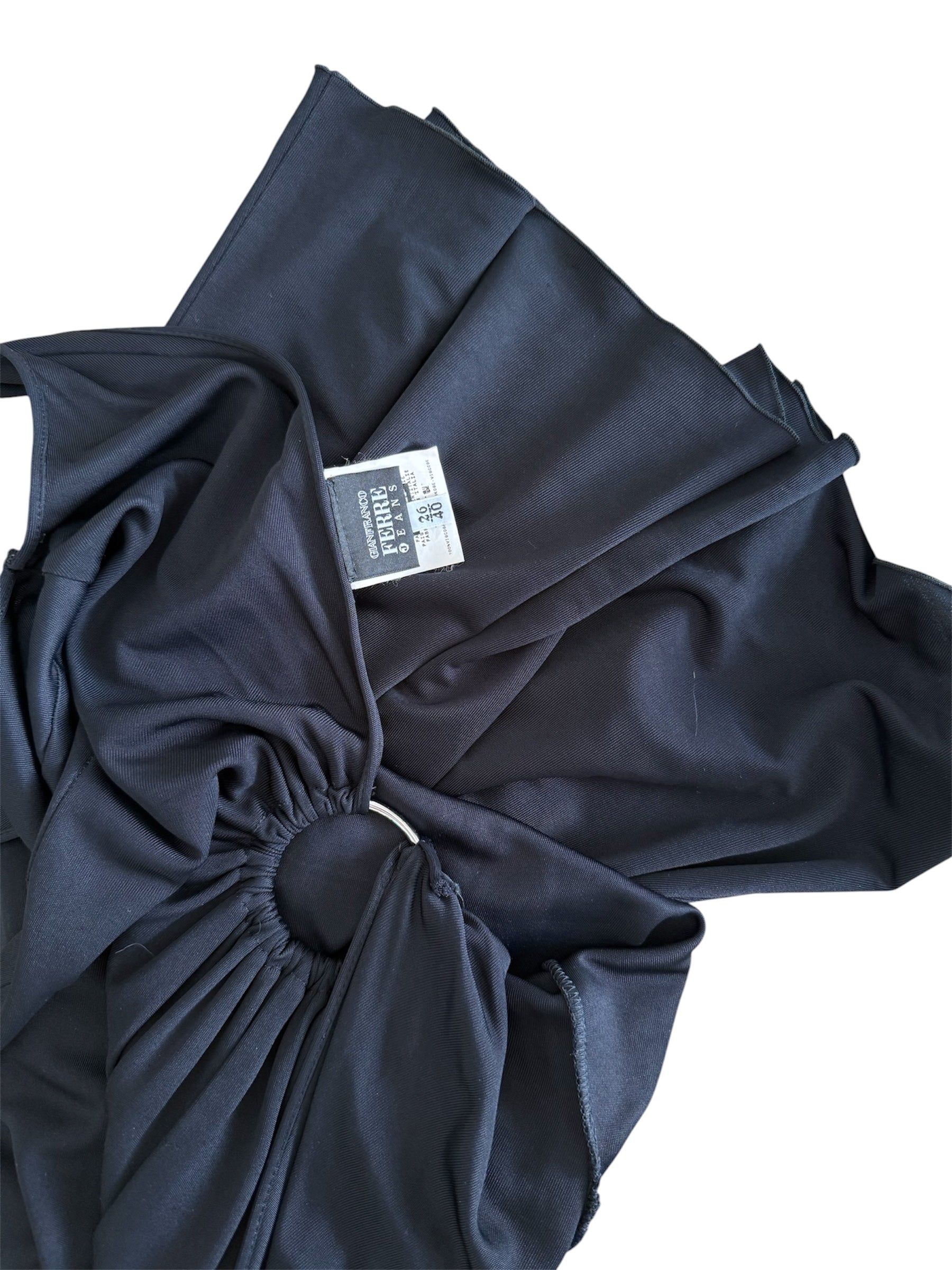 Gianfranco Ferré black 2000s dress