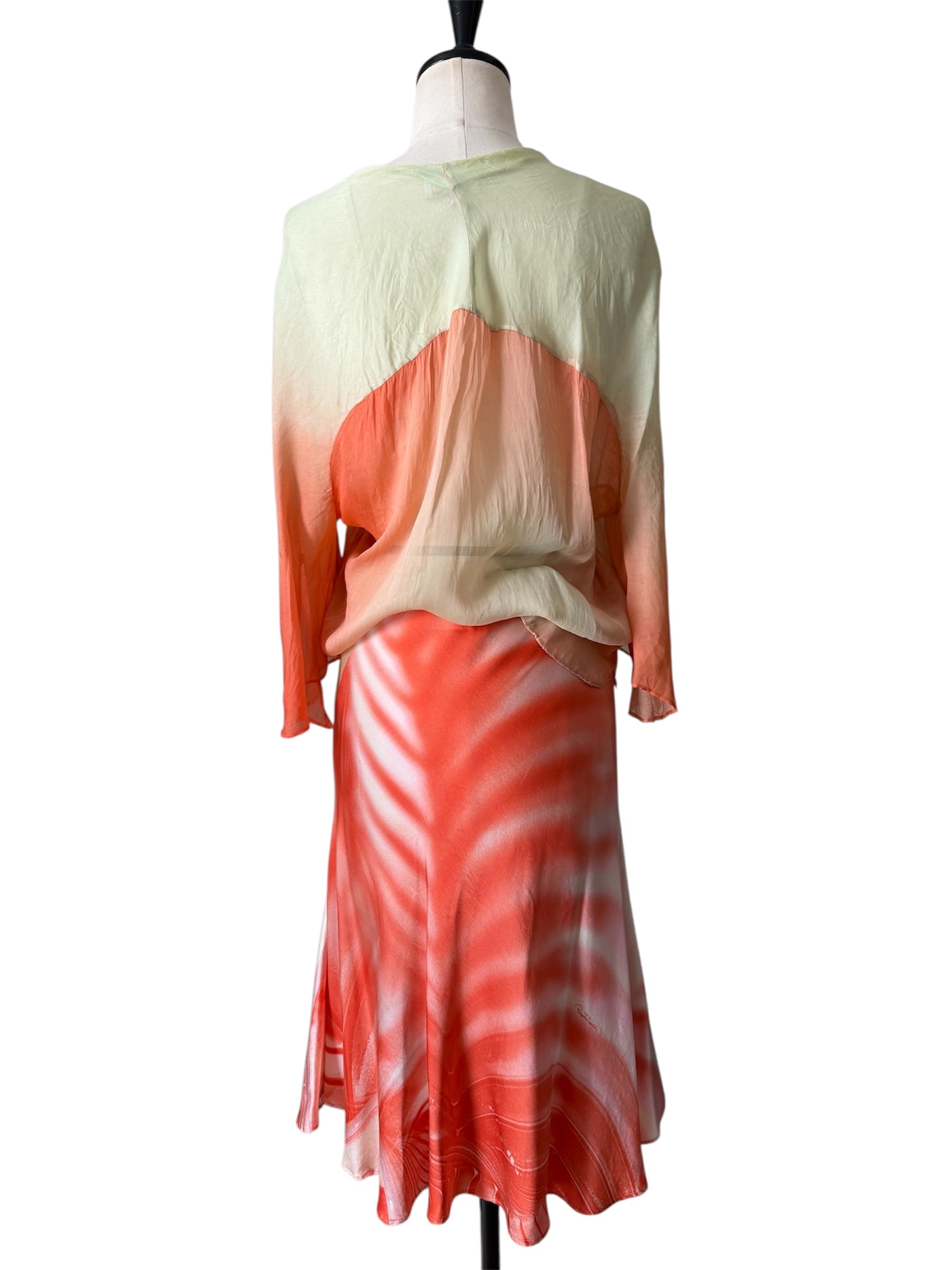 Roberto Cavalli S/S 2000 silk set