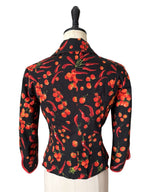 Moschino black cherry tomatoes chillies jacket
