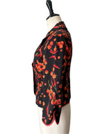 Moschino black cherry tomatoes chillies jacket