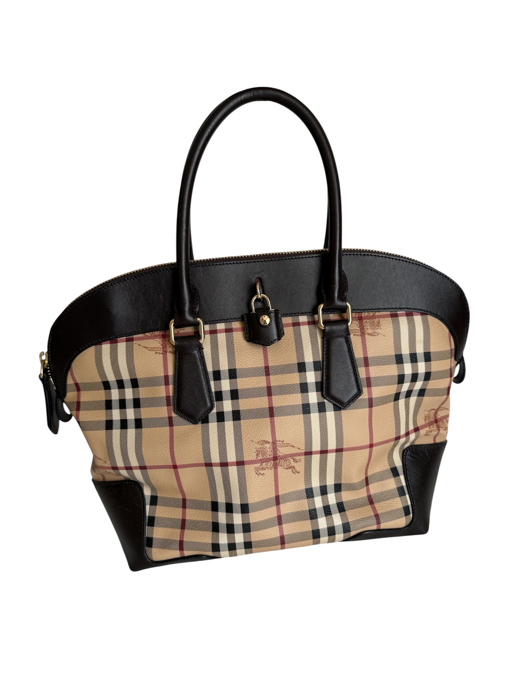 Burberry handbag and wallet included canvas 