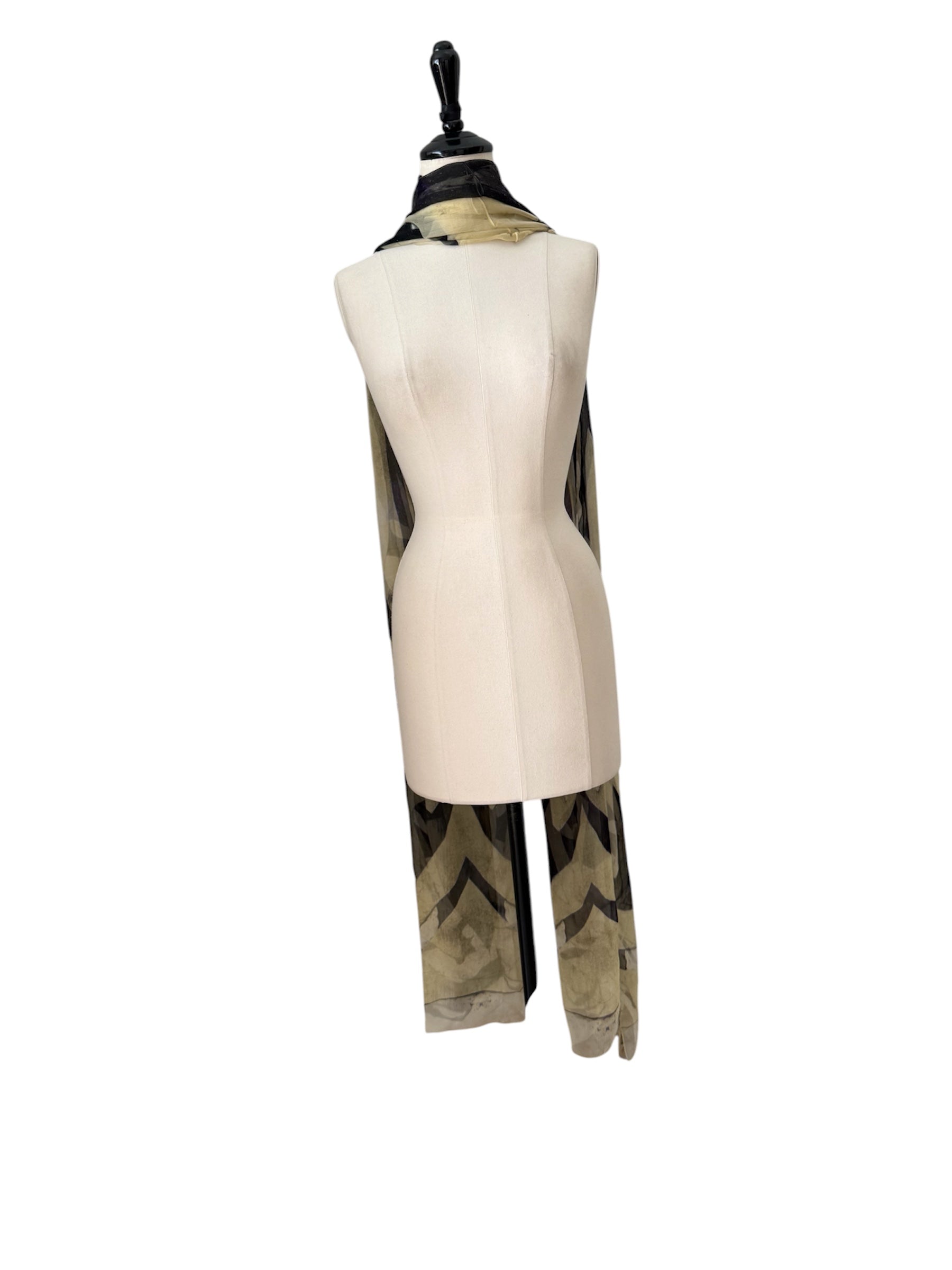 Roberto Cavalli SS 2007 silk multicolor shawl