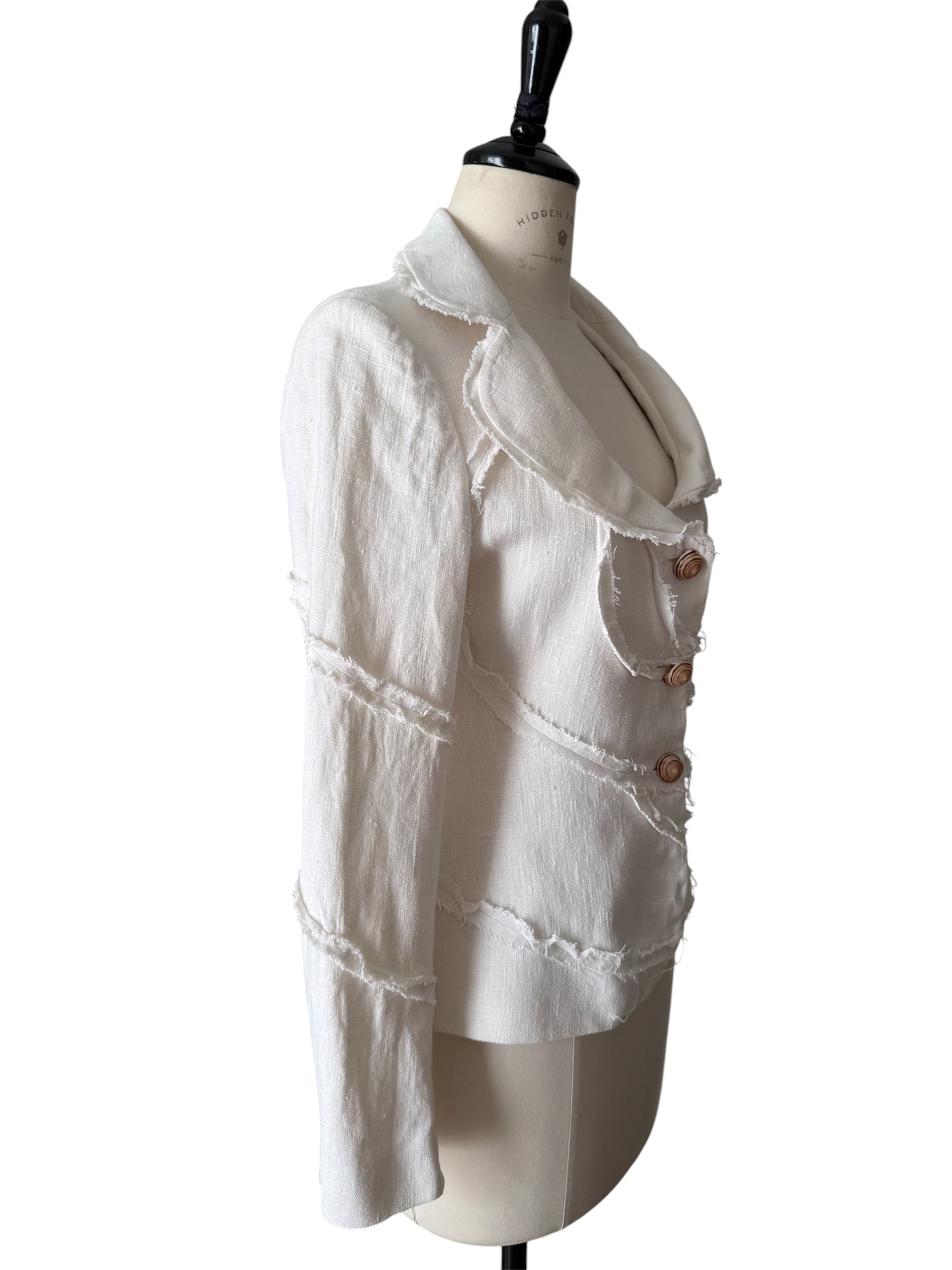 Moschino Cheap And Chic Moschino Cheap and Chic linen suit 90s snail buttons Suit Emilia Archive Vintage