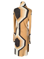 Gucci FW 2000 Runway gold Kaleidoscope dress by Tom Ford