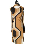 Gucci FW 2000 Runway gold Kaleidoscope dress by Tom Ford