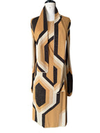 Gucci FW 2000 Runway gold Kaleidoscope dress by Tom Ford