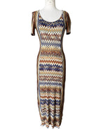Missoni SS1994 rare Runway Set Archive Dress Gilet Necklace 