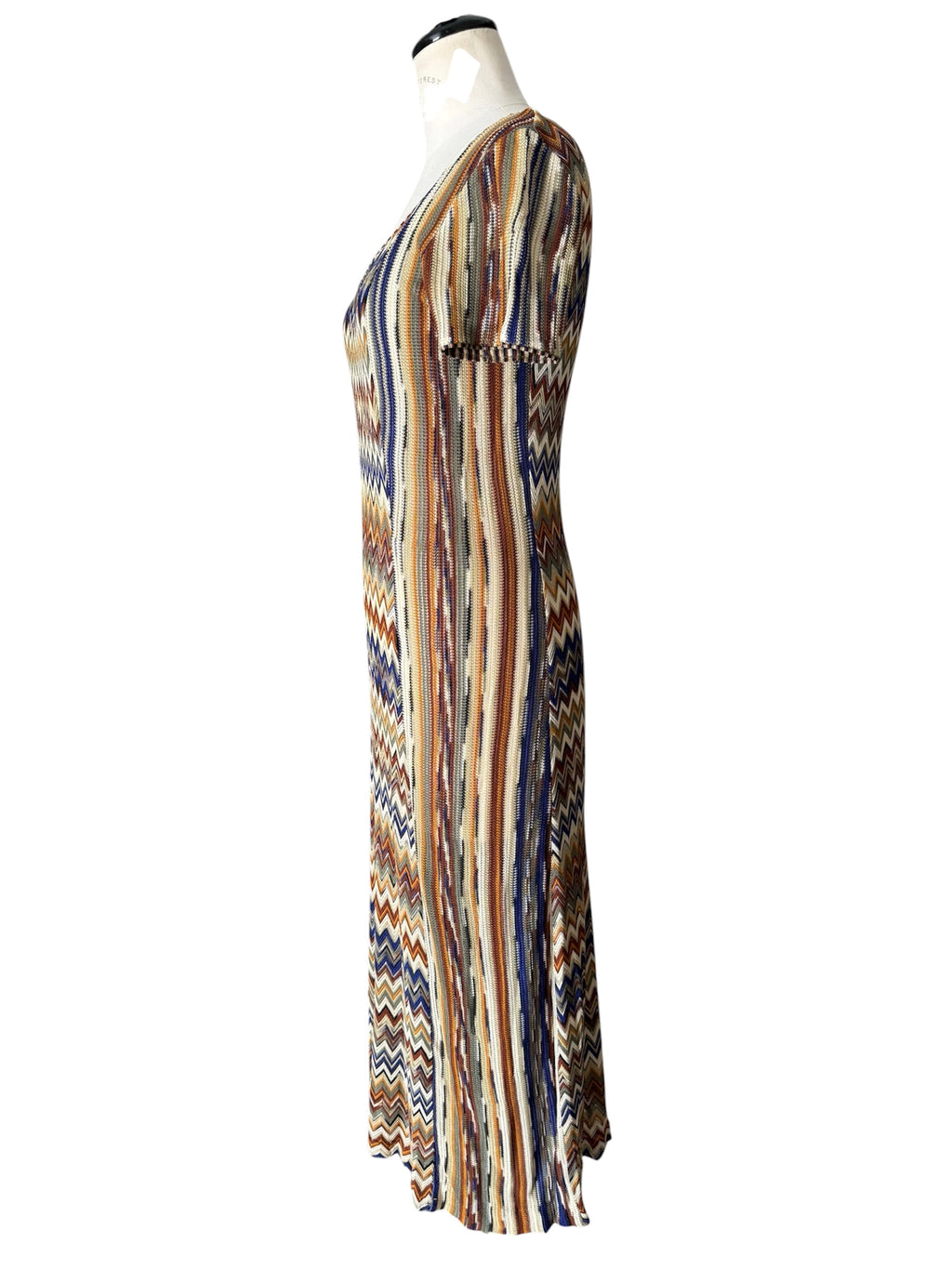 Missoni SS1994 rare Runway Set Archive Dress Gilet Necklace 