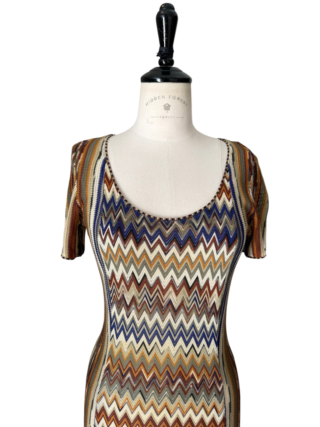 Missoni SS1994 rare Runway Set Archive Dress Gilet Necklace 
