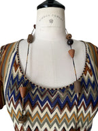 Missoni SS1994 rare Runway Set Archive Dress Gilet Necklace 