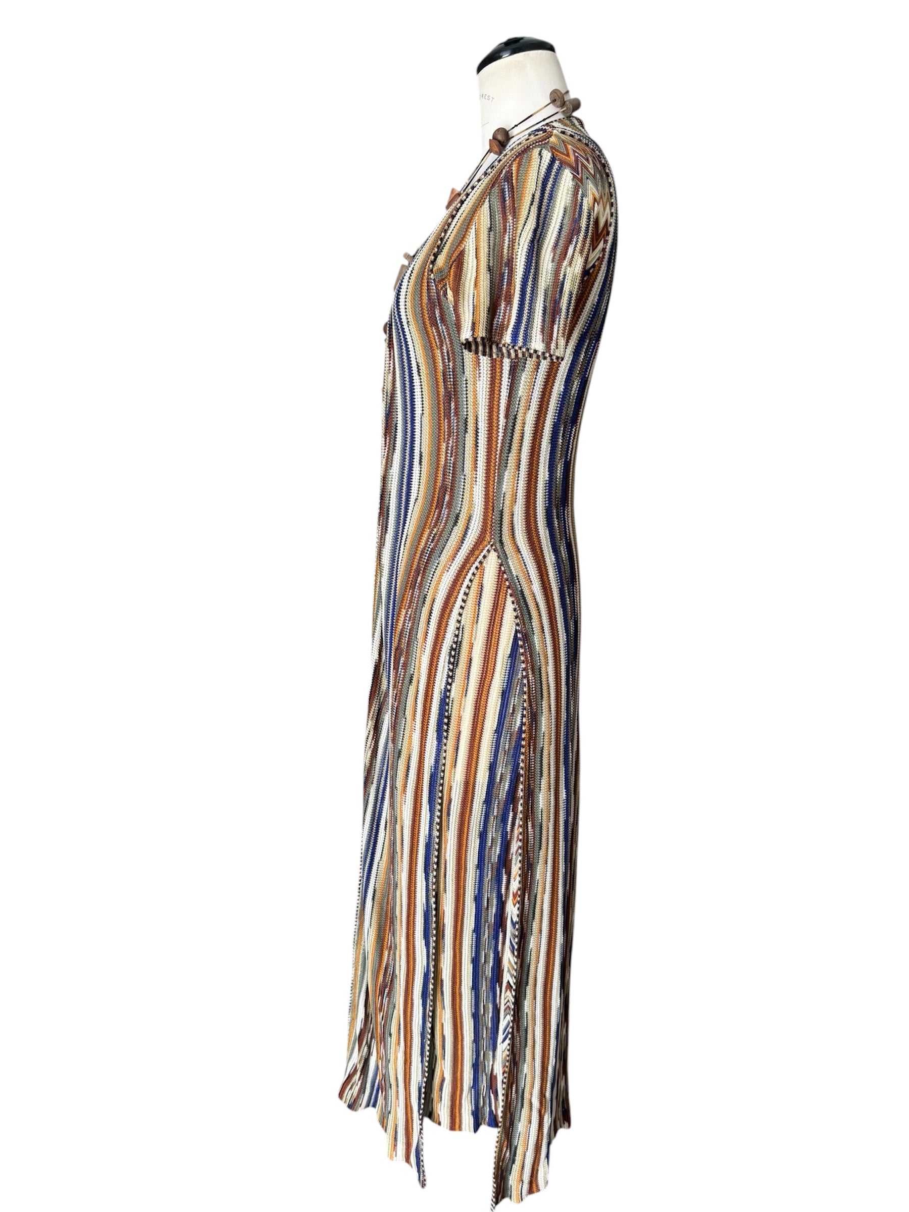 Missoni SS1994 rare Runway Set Archive Dress Gilet Necklace 