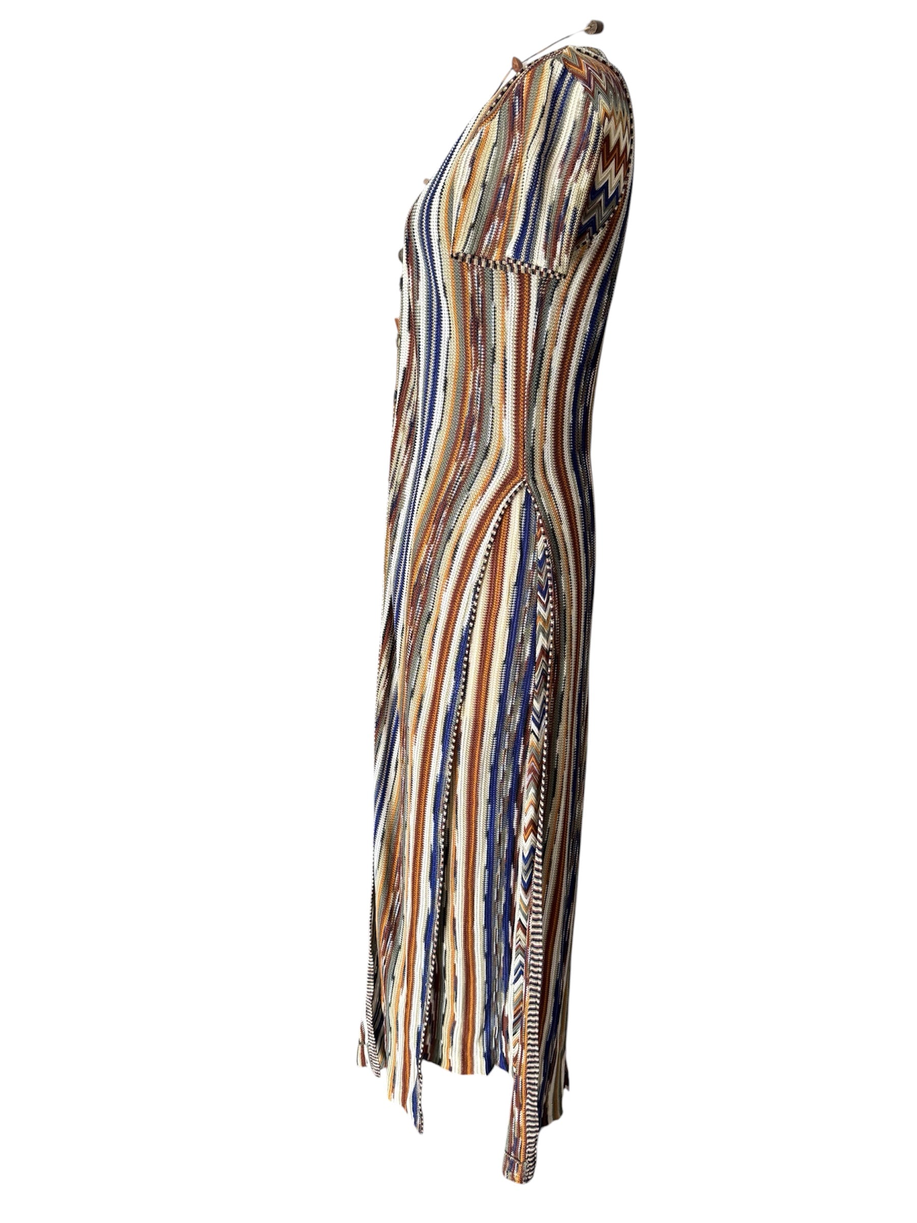 Missoni SS1994 rare Runway Set Archive Dress Gilet Necklace 