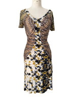 Just Cavalli multicolored knee-length dress vintage