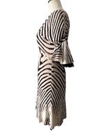 Roberto Cavalli 2007 circa zebra mini dress