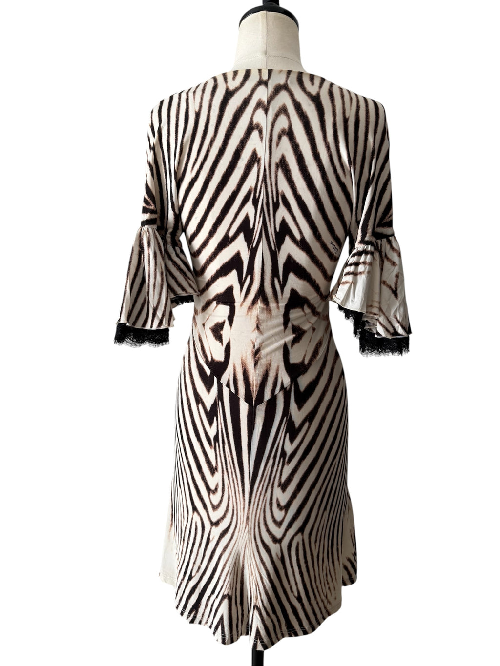 Roberto Cavalli 2007 circa zebra mini dress