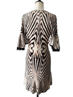 Roberto Cavalli 2007 circa zebra mini dress