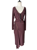 Rare Roberto Cavalli FW 2004 Runway purple set