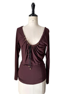 Rare Roberto Cavalli FW 2004 Runway purple set