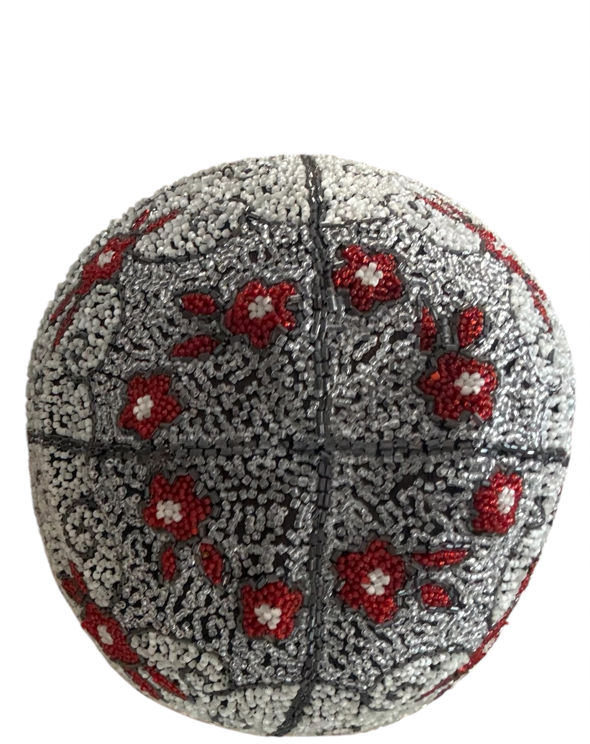 Ugo Correani headwear mini multicolored beads 90s