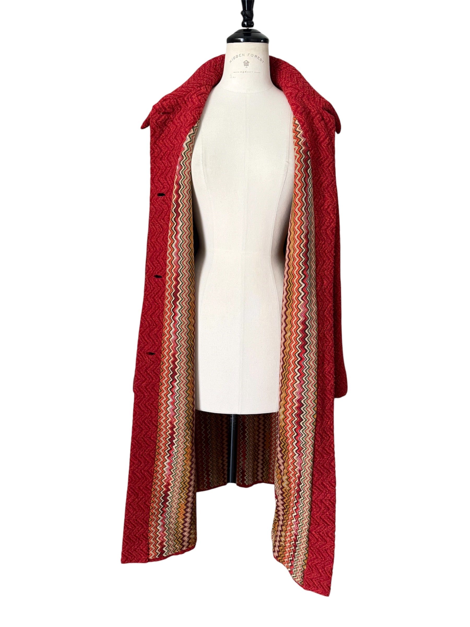 Rare iconic Missoni FW 1996 Runway wool coat Kate Moss