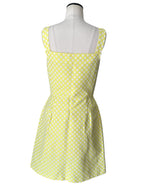Iceberg SS 1996 yellow dress with white polka dots