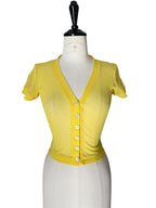 Plein Sud yellow top 2000s