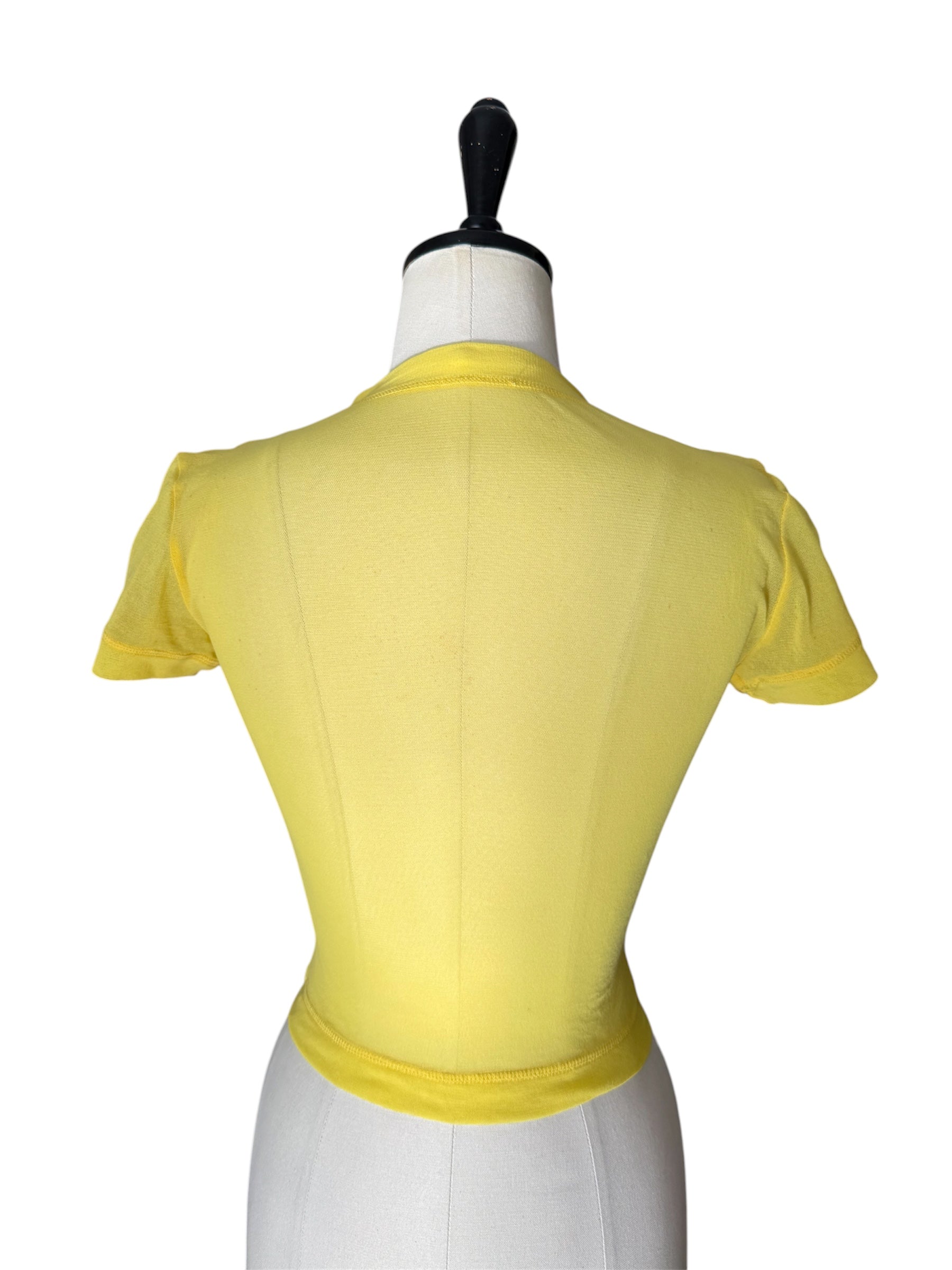 Plein Sud yellow top 2000s