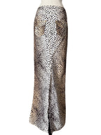 Roberto Cavalli SS 2005 long mermaid leopard skirt
