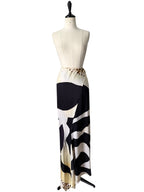 Roberto Cavalli SS 2007 silk dress skirt multi-colored