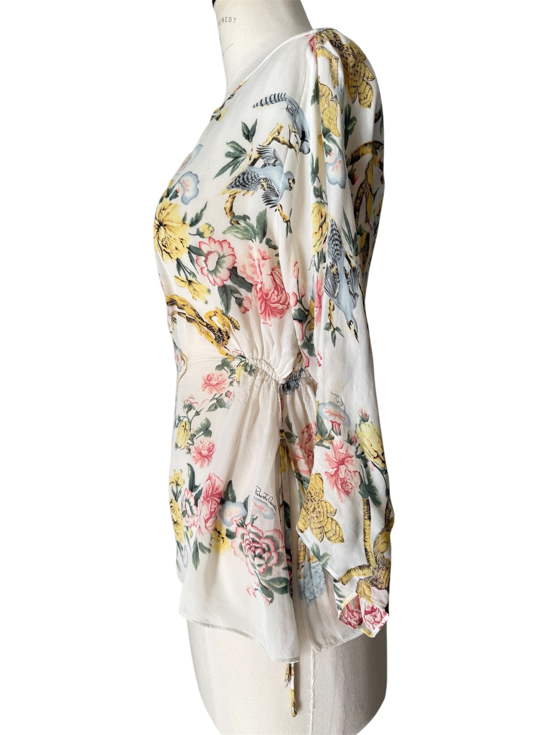 Roberto Cavalli SS 2007 Silk suit blouse and long skirt