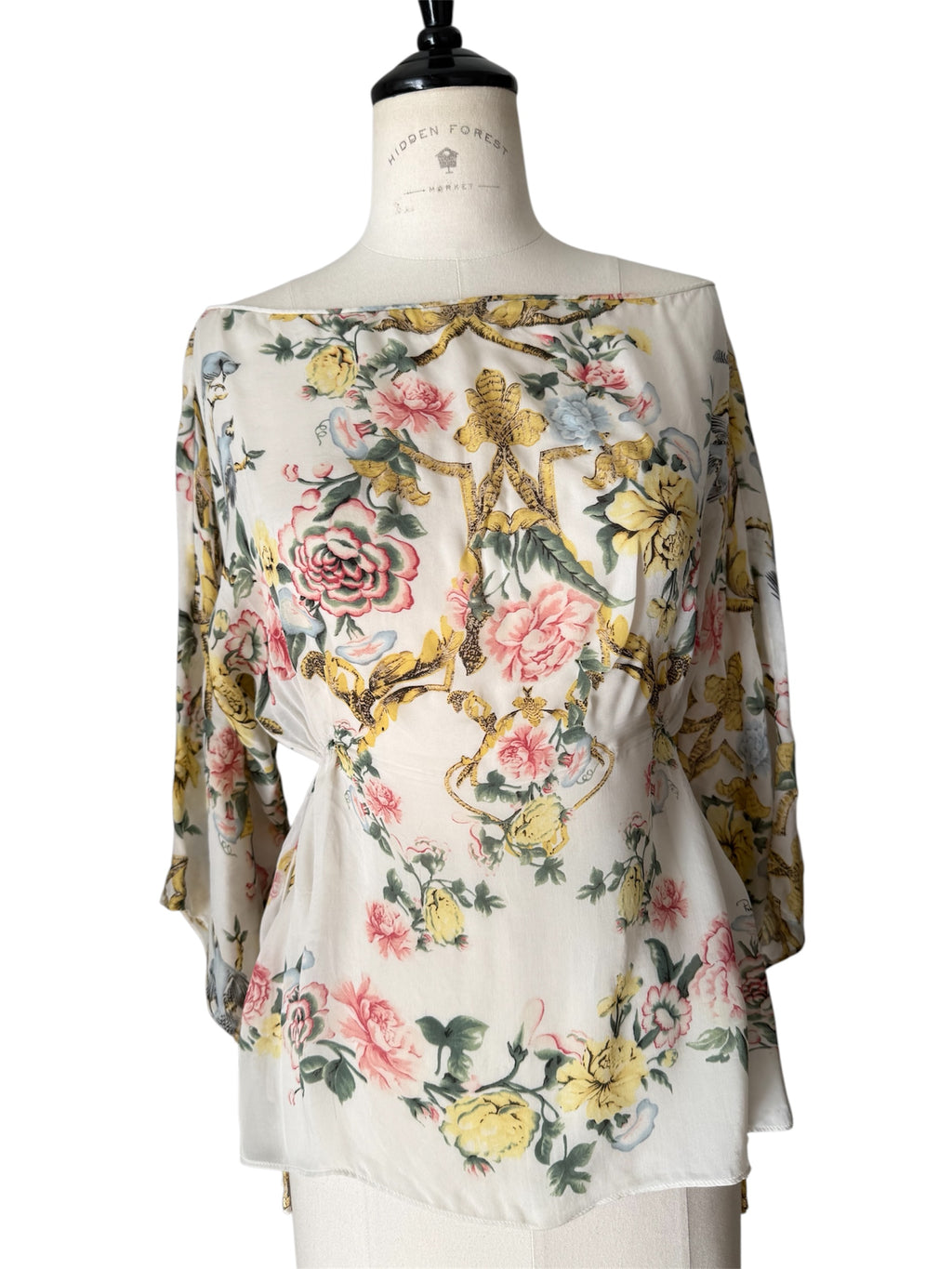 Roberto Cavalli SS 2007 Silk suit blouse and long skirt