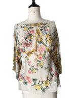 Roberto Cavalli SS 2007 Silk suit blouse and long skirt