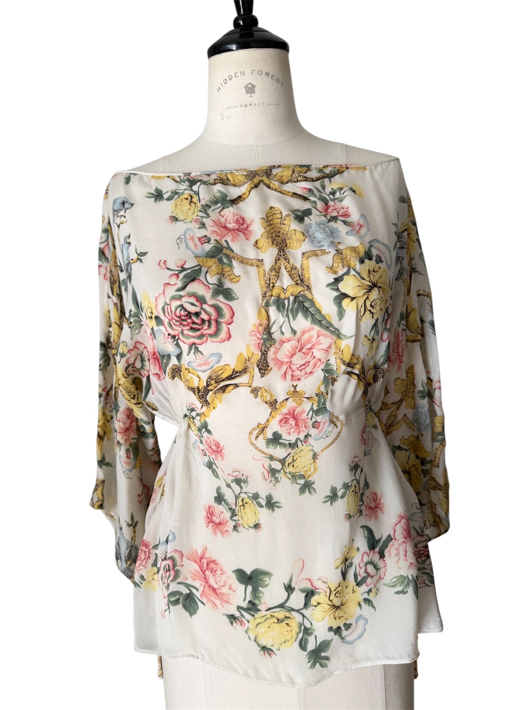 Roberto Cavalli SS 2007 Silk suit blouse and long skirt