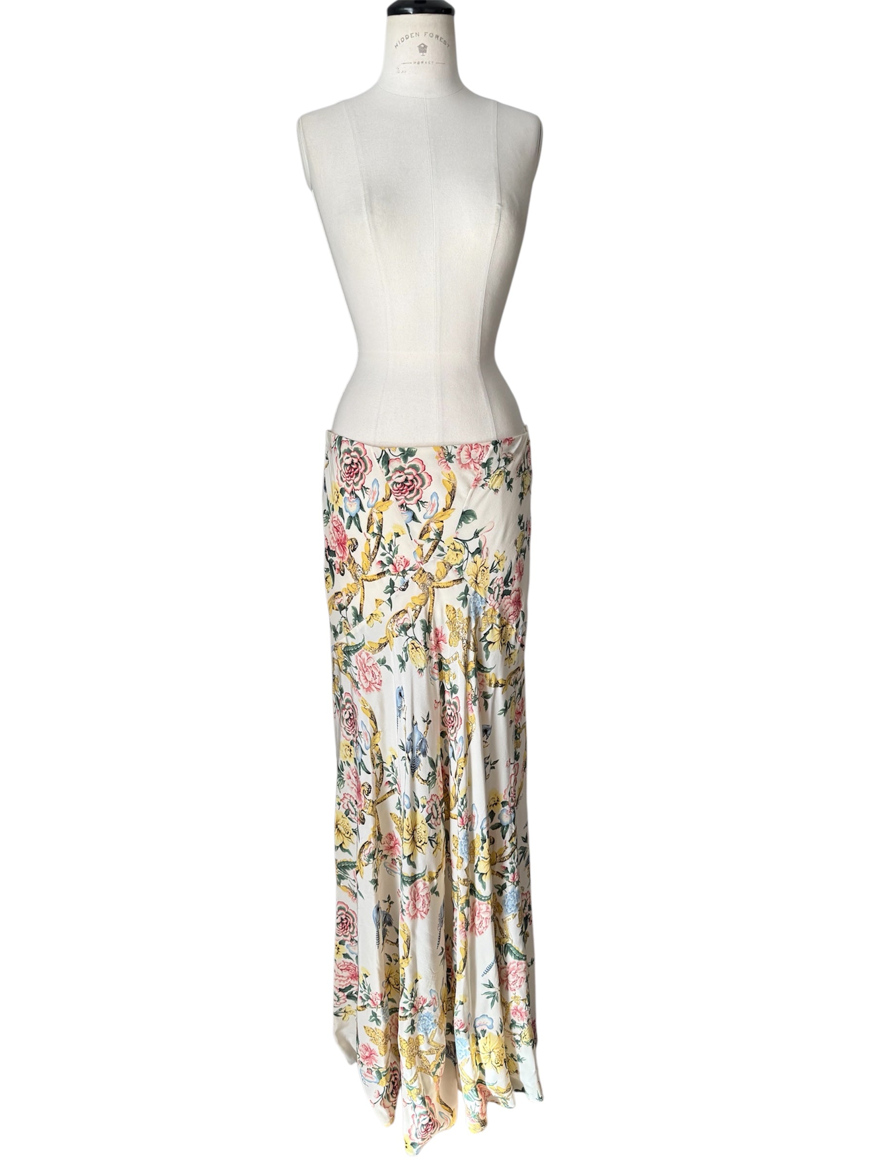 Roberto Cavalli SS 2007 Silk suit blouse and long skirt