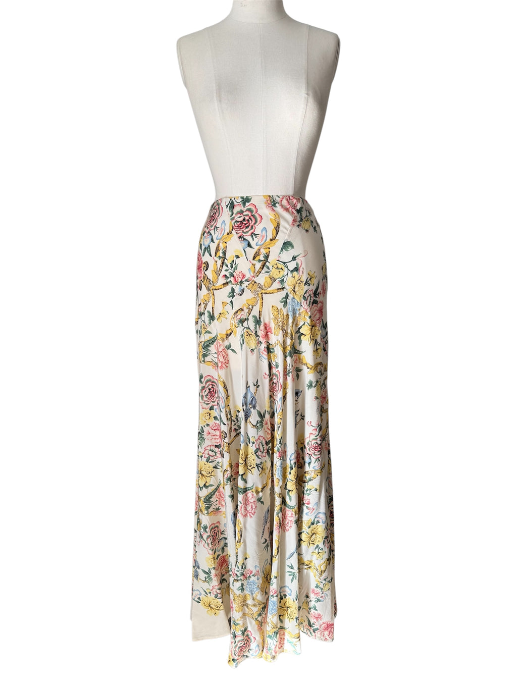 Roberto Cavalli SS 2007 Silk suit blouse and long skirt