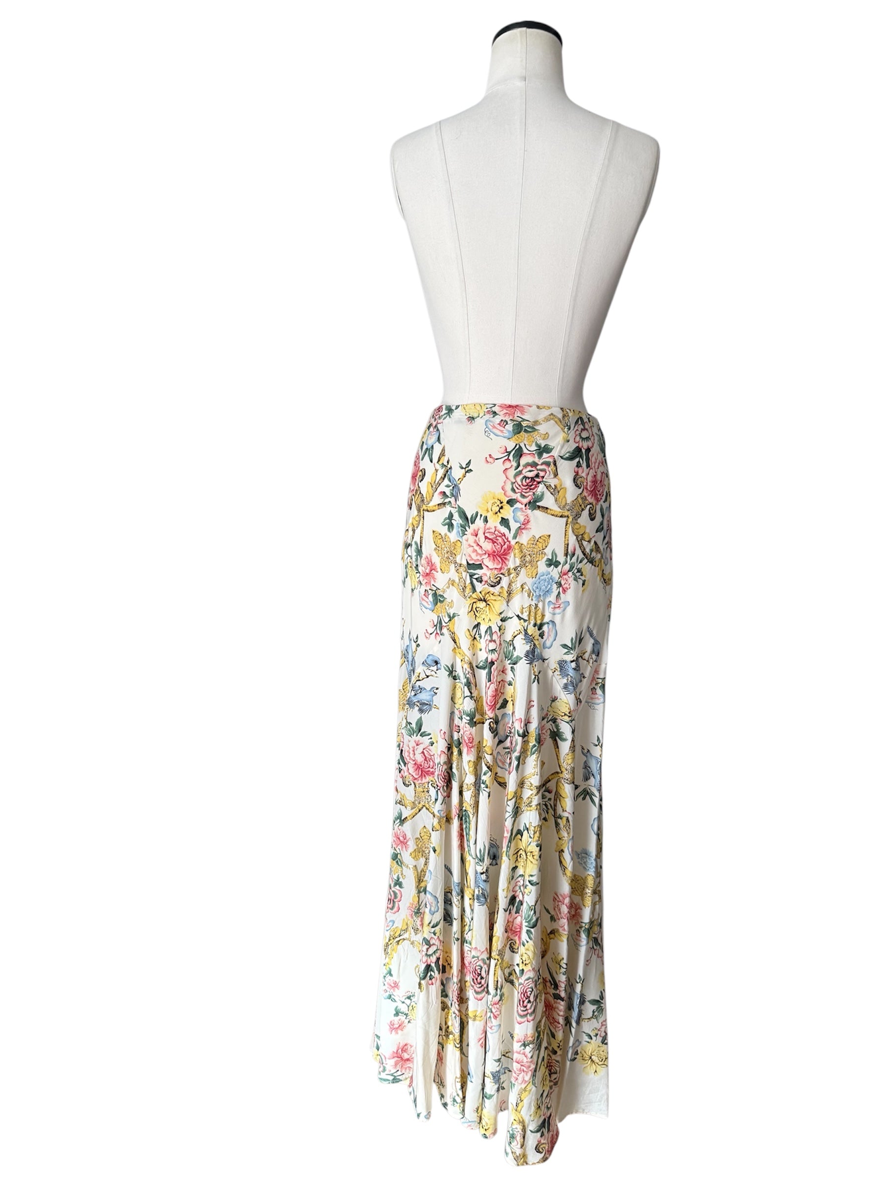 Roberto Cavalli SS 2007 Silk suit blouse and long skirt