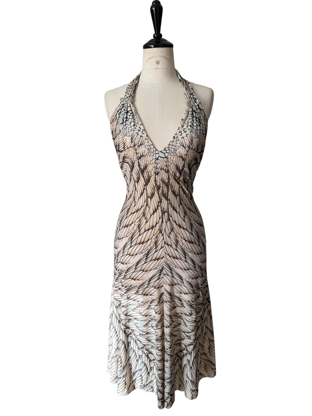 Roberto Cavalli SS 2006 dress open back with shawl