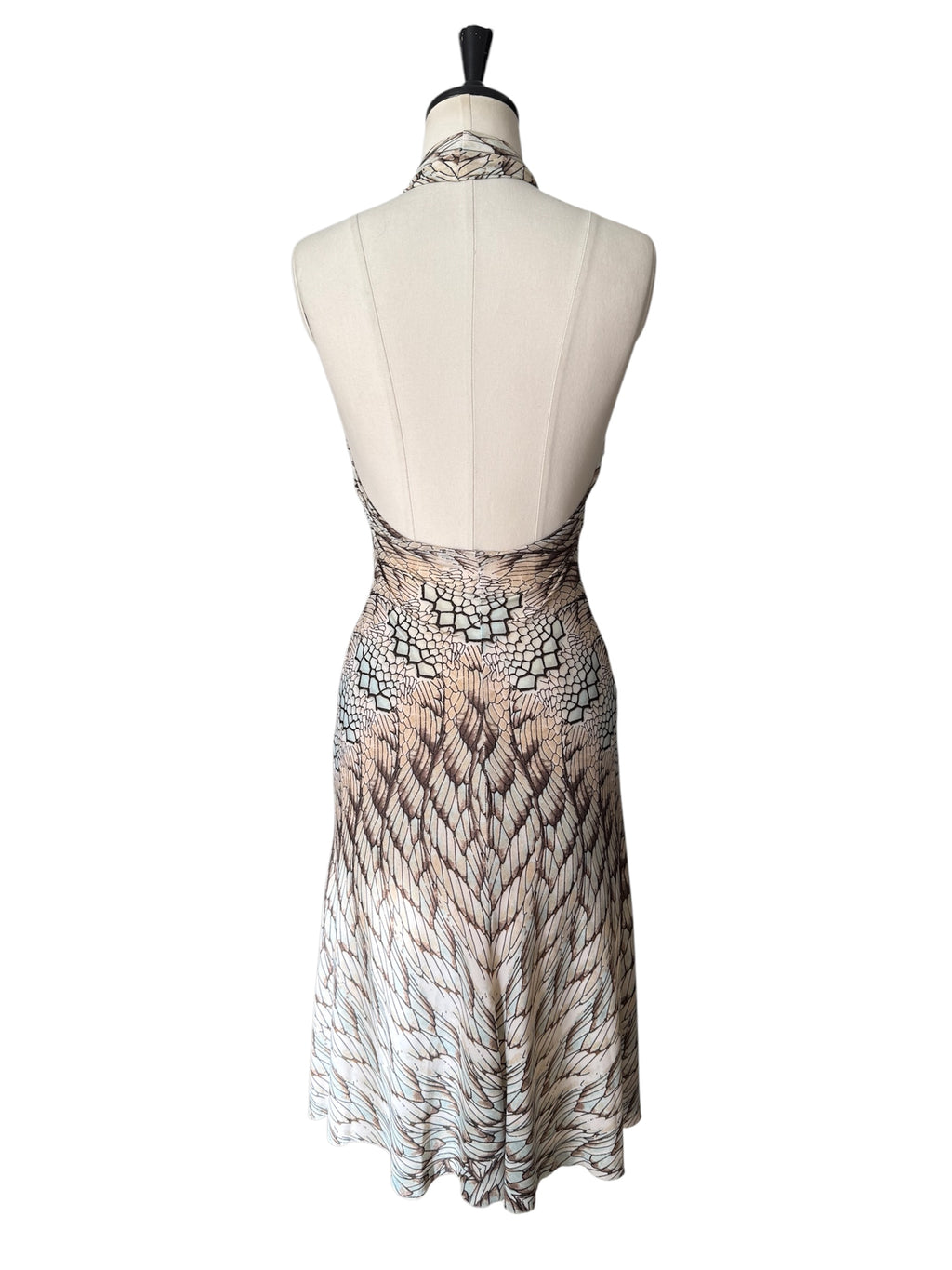 Roberto Cavalli SS 2006 dress open back with shawl