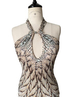 Roberto Cavalli SS 2006 dress open back with shawl