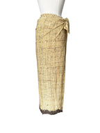 Rare Roberto Cavalli SS 1997 Runway sarong skirt