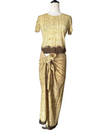 Rare Roberto Cavalli SS 1997 Runway sarong skirt