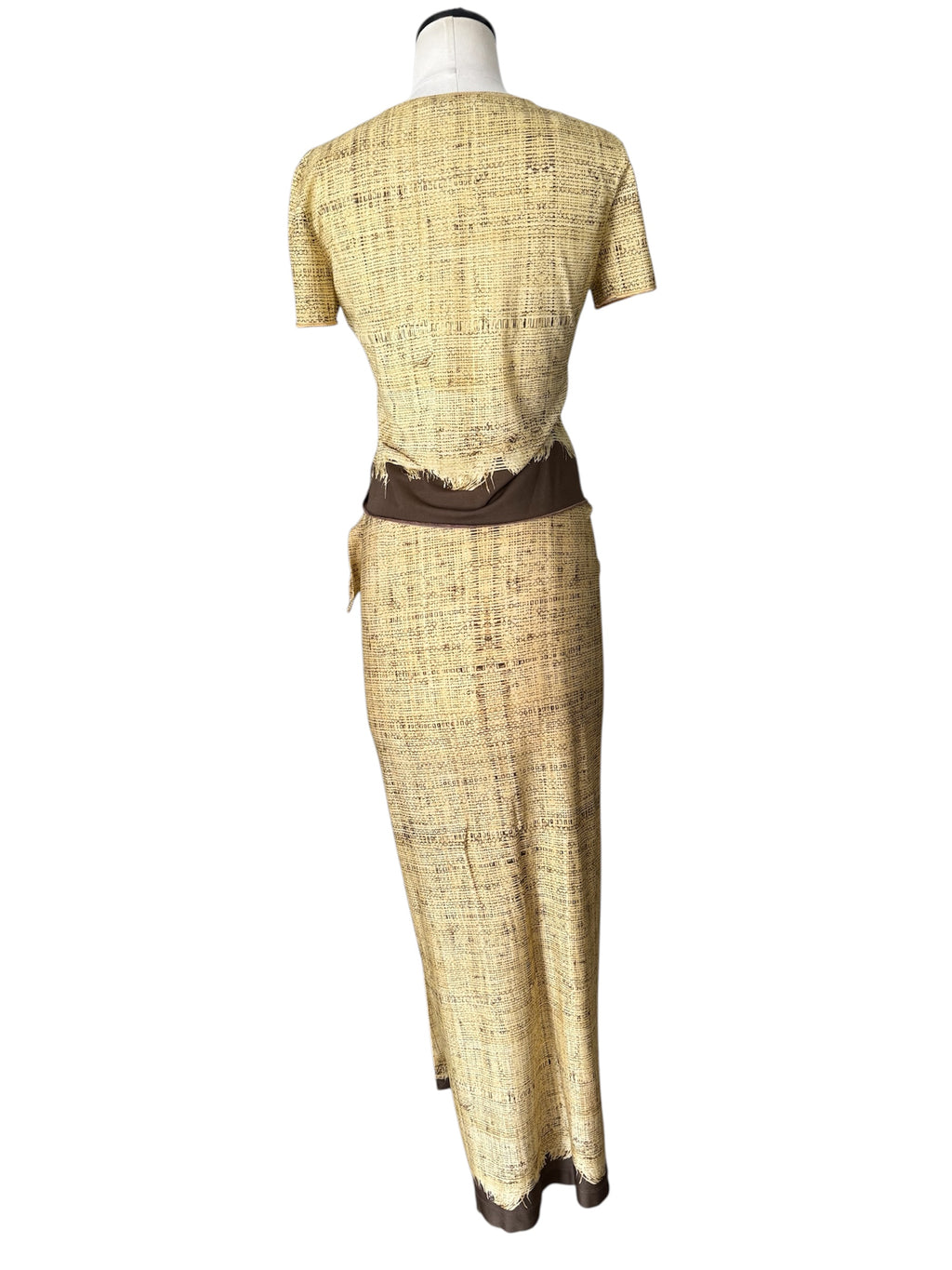 Rare Roberto Cavalli SS 1997 Runway sarong skirt