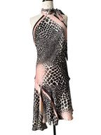 Roberto Cavalli SS 2004 silk set top and skirt